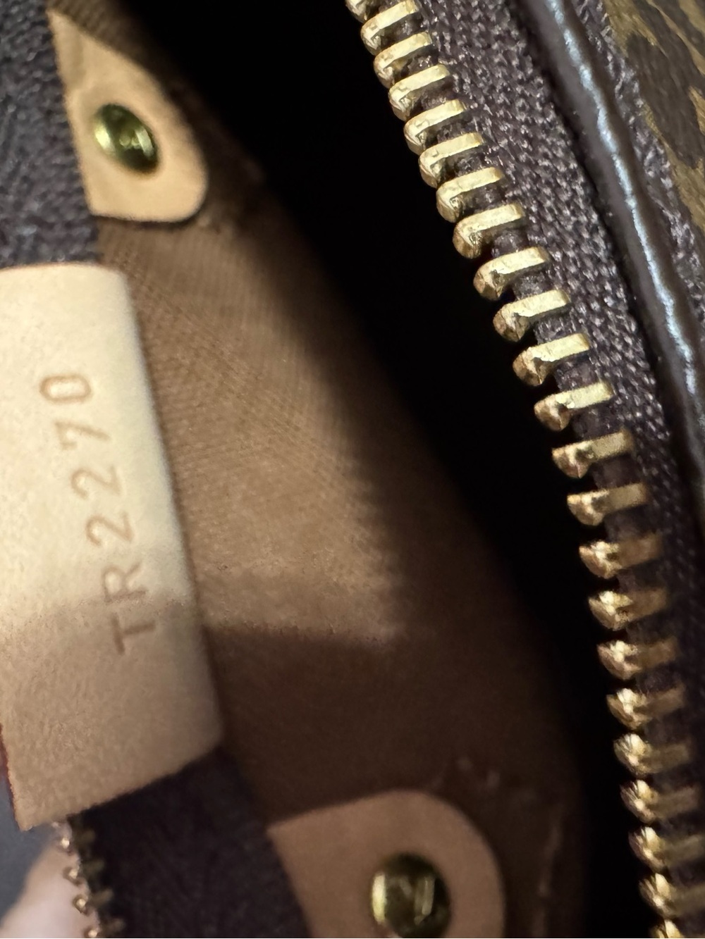 Auth LOUIS VUITTON LV Nano Speedy Monogram Bag *Original Version* Gold Hardware - Picture 10 of 12